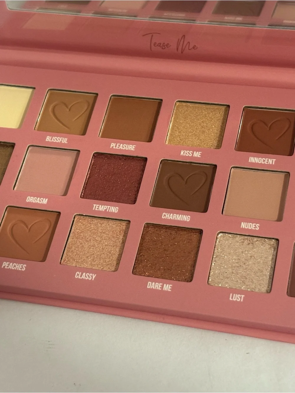 Beauty Creations Tease Me Eyeshadow Palette - Pink & Gold Tones